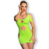 Chilirose - Robe Cr 4671 Verte S/M